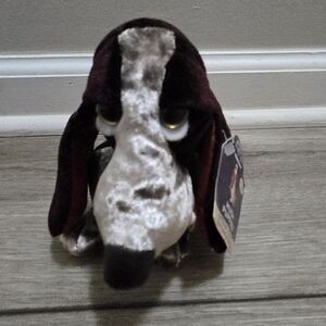 APPLAUSE HUSH PUPPIES Collection #4 Special VELVET Edition Beanbag Basset Hound